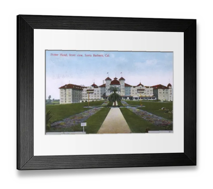 Framed Print : Hotel Potter, Santa Barbara, California, USA Framed Print : Hotel Potter, Santa Barbara, California, USA