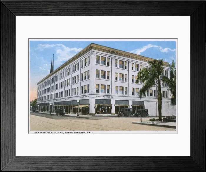 Framed Print : San Marcus Building, Santa Barbara, California, USA Framed Print : San Marcus Building, Santa Barbara, California, USA