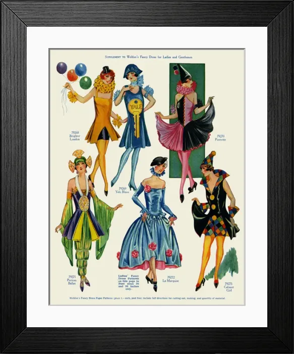 Framed Print : Fancy dress