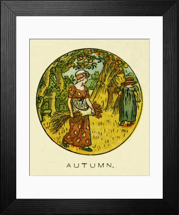 Framed Print : The Seasons. Autumn Framed Print : The Seasons. Autumn