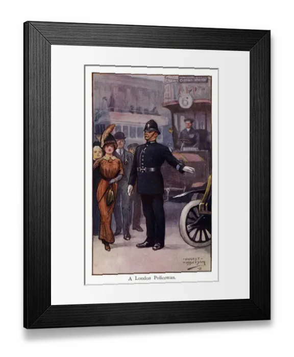 Framed Print : Londoners 1911 Framed Print : Londoners 1911