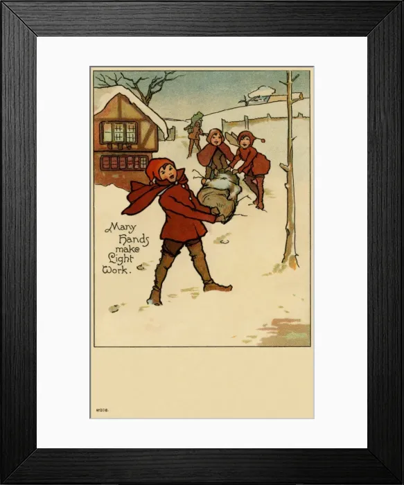 Framed Print : Many hands make light work Framed Print : Many hands make light work