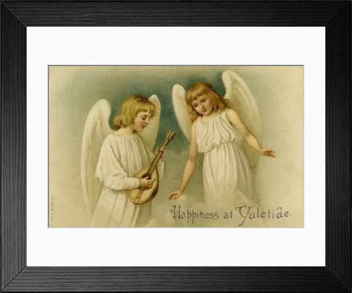 Framed Print : Two winged angels Framed Print : Two winged angels