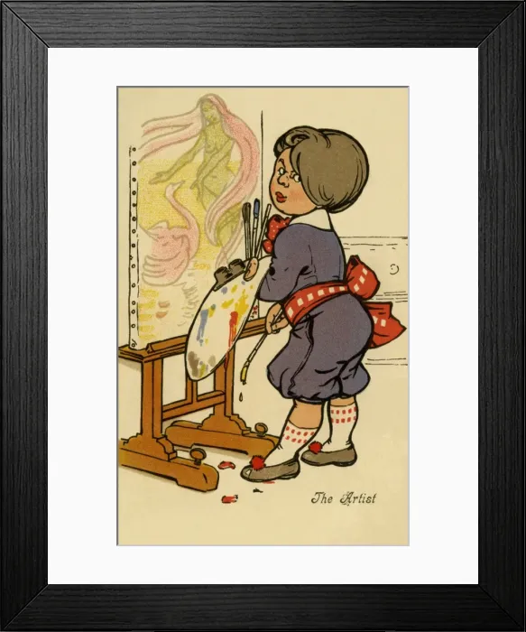 Framed Print : The artist Framed Print : The artist