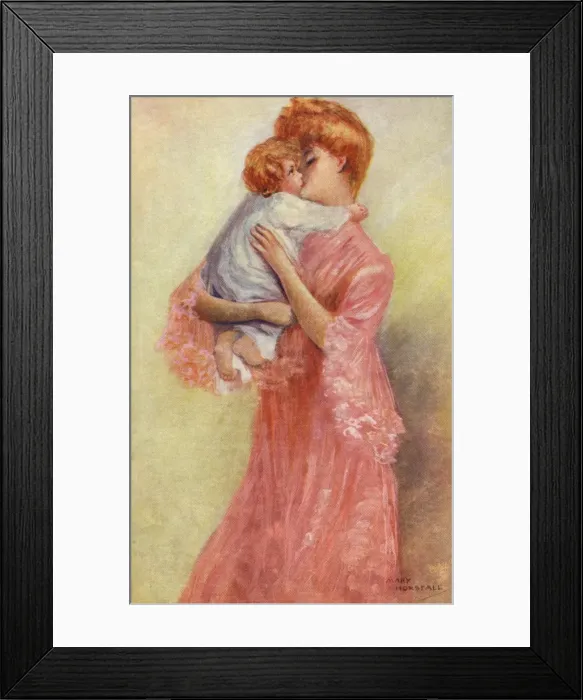 Framed Print : Mother with young child Framed Print : Mother with young child