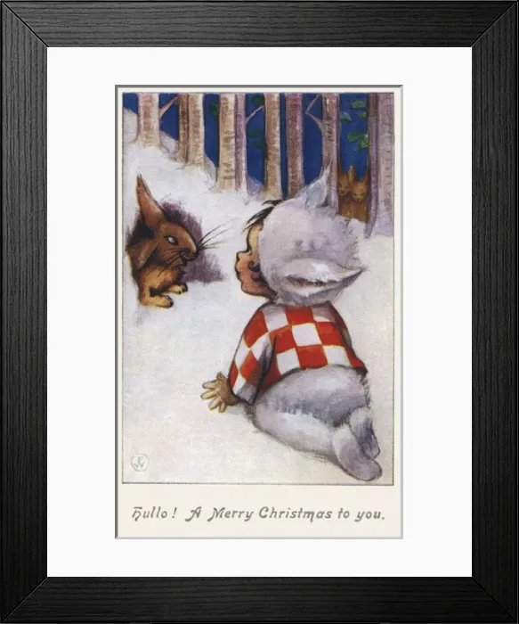Framed Print : Face to face with a bunny Framed Print : Face to face with a bunny