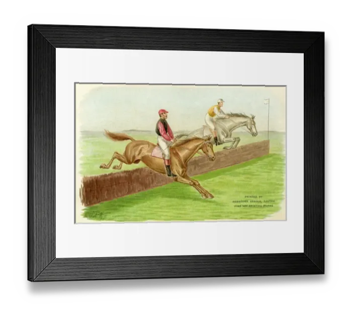 Framed Print : Steeplechasing Framed Print : Steeplechasing