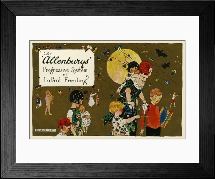 Framed Print : Allenburys Infant Feeding Framed Print : Allenburys Infant Feeding