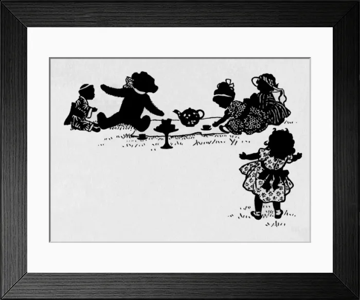 Framed Print : Dolls tea party Framed Print : Dolls tea party