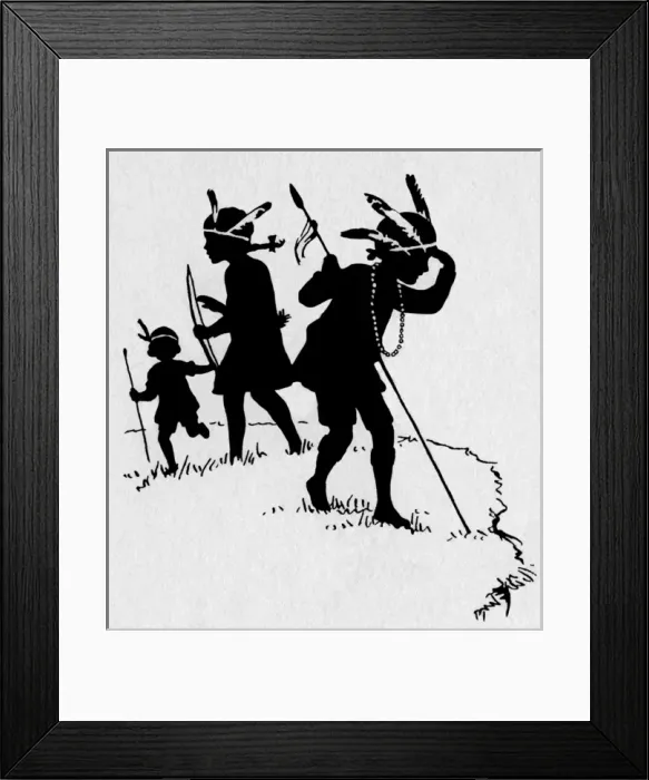 Framed Print : Three little indians Framed Print : Three little indians