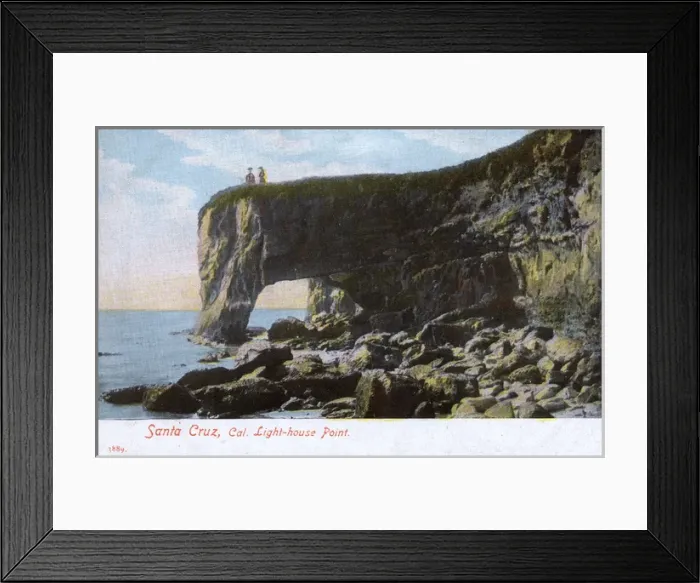 Framed Print : Lighthouse point, Santa Cruz, California, USA Framed Print : Lighthouse point, Santa Cruz, California, USA