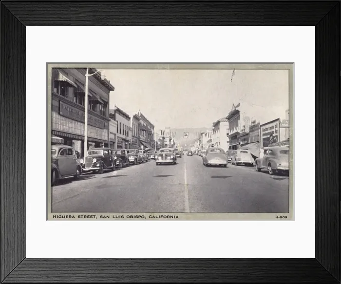 Framed Print : Higuera Street, San Luis Obispo, California, USA Framed Print : Higuera Street, San Luis Obispo, California, USA