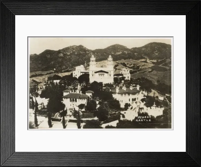 Framed Print : Hearst Castle, San Simeon, San Luis Obispo, California, USA Framed Print : Hearst Castle, San Simeon, San Luis Obispo, California, USA