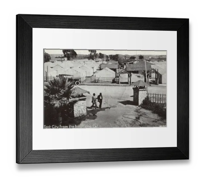 Framed Print : Tent City, Pizmo (Pismo), San Luis Obispo, California, USA Framed Print : Tent City, Pizmo (Pismo), San Luis Obispo, California, USA