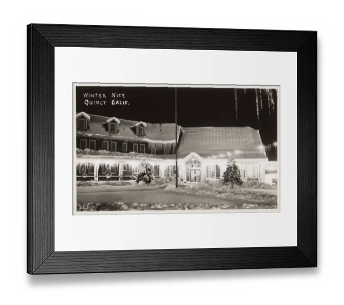Framed Print : Hotel Quincy, Plumas County, California, USA Framed Print : Hotel Quincy, Plumas County, California, USA