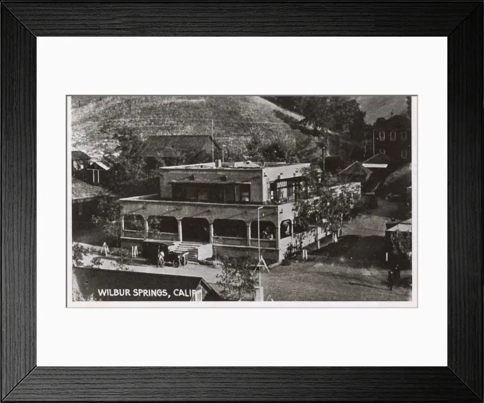 Framed Print : Wilbur Springs, Colusa County, California, USA Framed Print : Wilbur Springs, Colusa County, California, USA