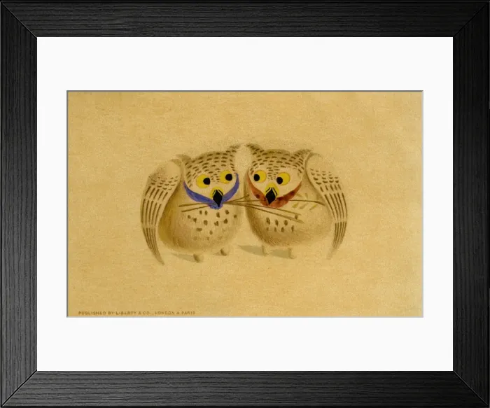 Framed Print : Decorative owls Framed Print : Decorative owls