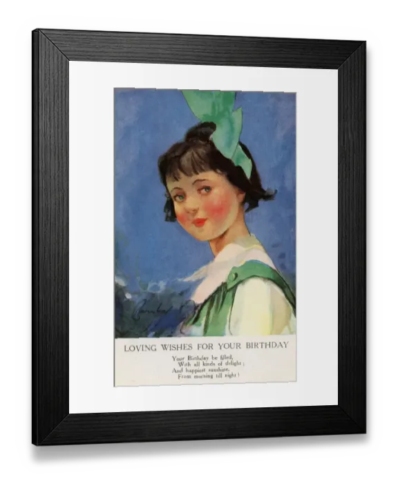 Framed Print : Portrait of a young girl Framed Print : Portrait of a young girl