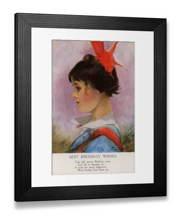 Framed Print : Portrait of a young girl Framed Print : Portrait of a young girl