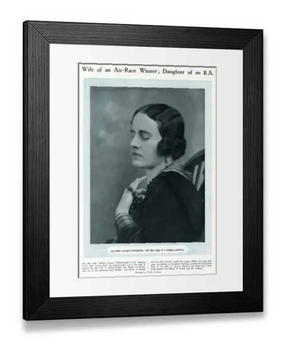 Framed Print : Mrs W. F. Forbes-Sempill Framed Print : Mrs W. F. Forbes-Sempill