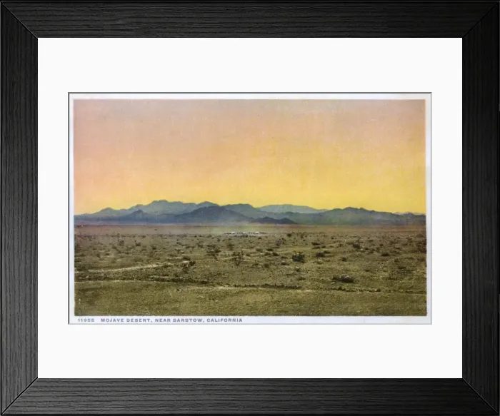 Framed Print : Mojave Desert near Barstow, California, USA Framed Print : Mojave Desert near Barstow, California, USA