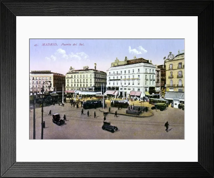 Framed Print : Puerta del Sol, Madrid, Spain Framed Print : Puerta del Sol, Madrid, Spain