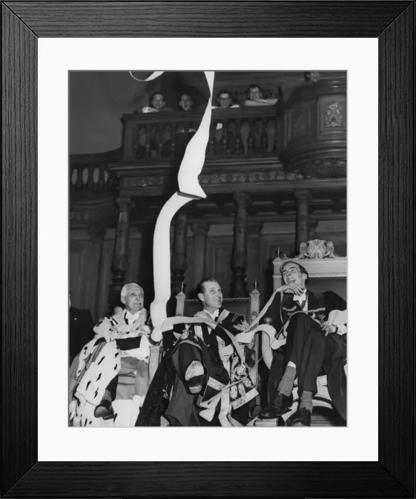 Framed Print : The Duke of Edinburgh as chancellor of Edinburgh University Framed Print : The Duke of Edinburgh as chancellor of Edinburgh University