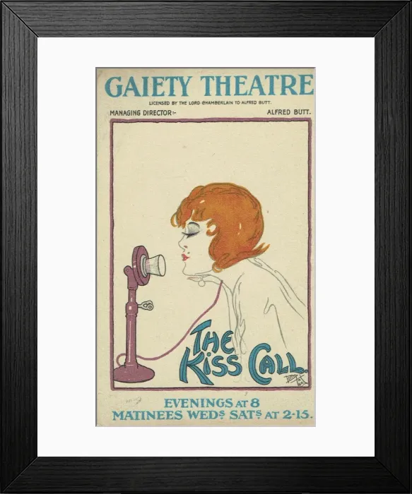 Framed Print : The Kiss Call by Fred Thomson Framed Print : The Kiss Call by Fred Thomson