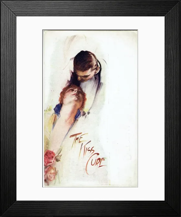 Framed Print : The Kiss Cure by Ronald Jeans Framed Print : The Kiss Cure by Ronald Jeans