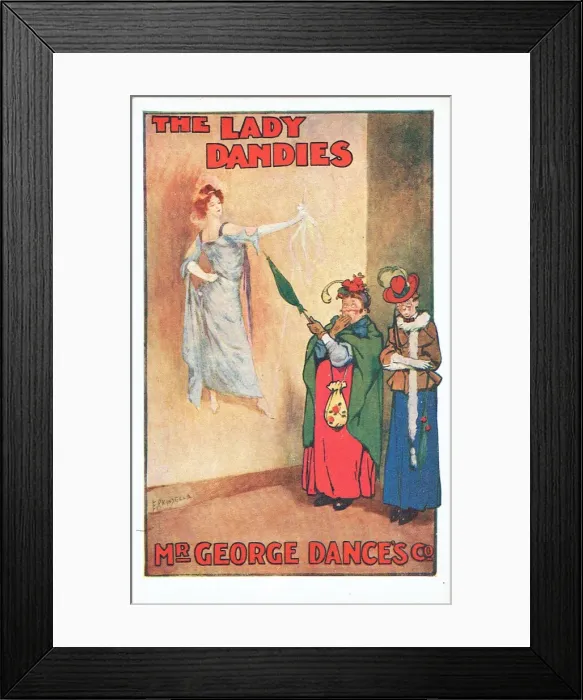 Framed Print : The Lady Dandies by Basil Hood Framed Print : The Lady Dandies by Basil Hood