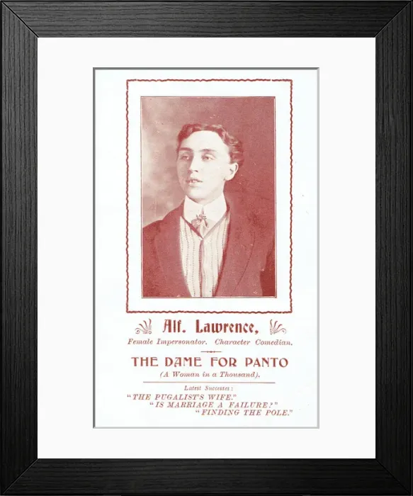 Framed Print : Alf Lawrence Framed Print : Alf Lawrence