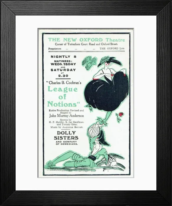 Framed Print : The League of Notions by John Murray Anderson Framed Print : The League of Notions by John Murray Anderson