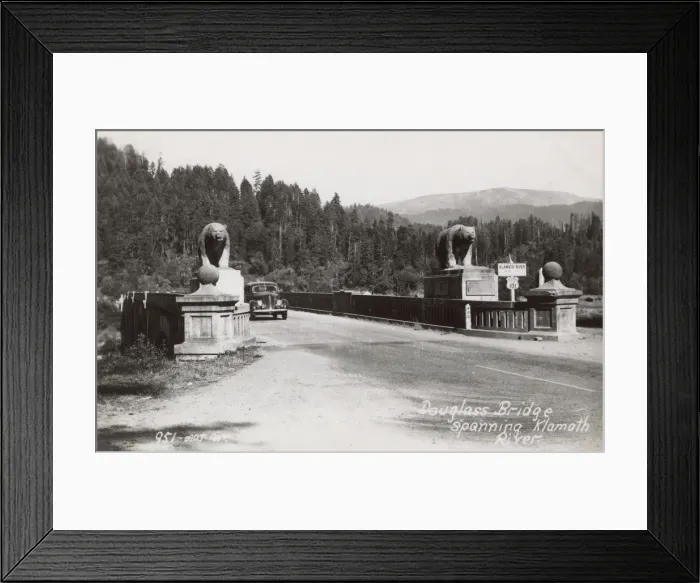 Framed Print : Douglas Bridge, Redwood Highway, California, USA Framed Print : Douglas Bridge, Redwood Highway, California, USA