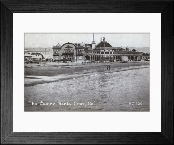 Framed Print : Casino, Santa Cruz, California, USA Framed Print : Casino, Santa Cruz, California, USA