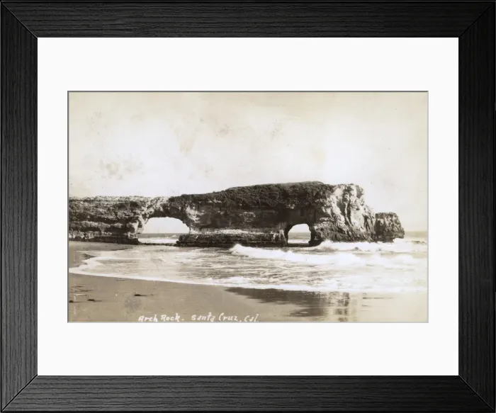 Framed Print : Arch Rock, Santa Cruz, California, USA Framed Print : Arch Rock, Santa Cruz, California, USA