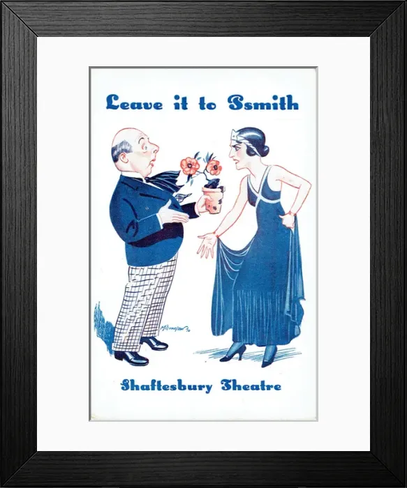 Framed Print : Leave It To Psmith by Ian Hay and P G Wodehouse Framed Print : Leave It To Psmith by Ian Hay and P G Wodehouse