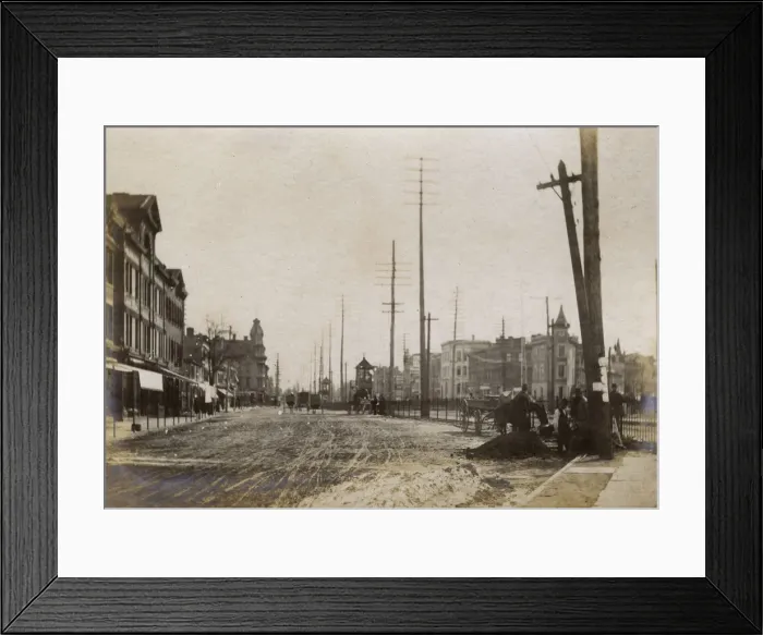 Framed Print : Main Avenue, Passaic, Passaic County, New Jersey, USA Framed Print : Main Avenue, Passaic, Passaic County, New Jersey, USA