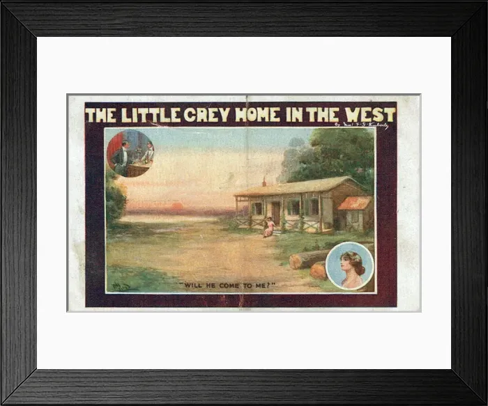 Framed Print : The Little Grey Home in the West by Mrs F G Kimberley Framed Print : The Little Grey Home in the West by Mrs F G Kimberley
