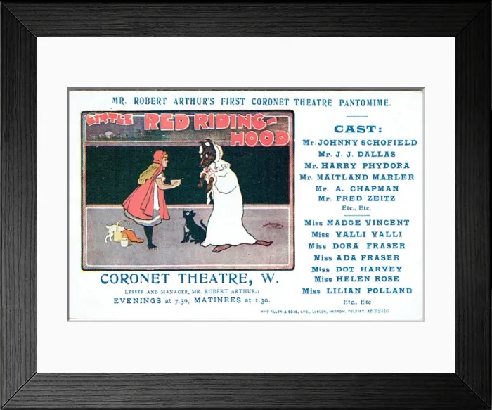 Framed Print : Little Red Riding Hood Framed Print : Little Red Riding Hood