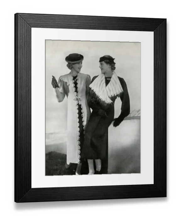 Framed Print : Womens coats 1937 Framed Print : Womens coats 1937