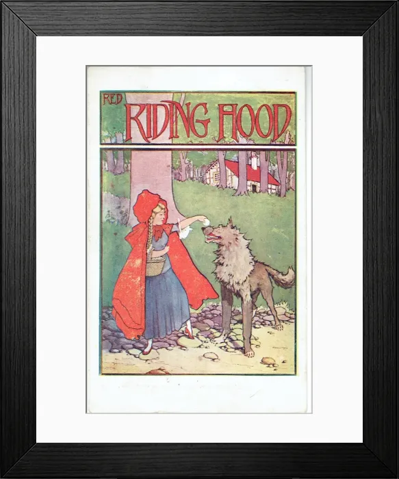 Framed Print : Little Red Riding Hood
