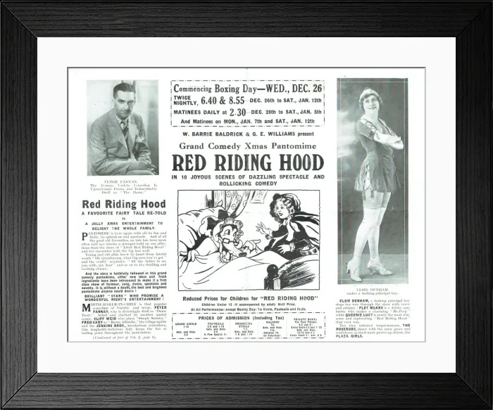 Framed Print : Little Red Riding Hood Framed Print : Little Red Riding Hood