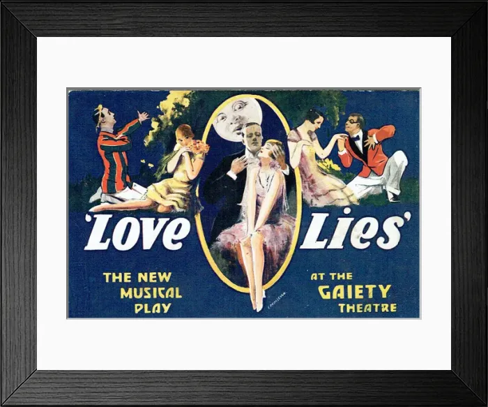 Framed Print : Love Lies by Stanley Lupino and Arthur Rigby Framed Print : Love Lies by Stanley Lupino and Arthur Rigby