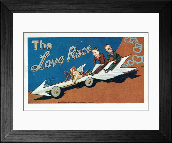 Framed Print : The Love Race by Edwin Greenwood and Stanley Lupino Framed Print : The Love Race by Edwin Greenwood and Stanley Lupino