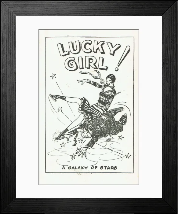 Framed Print : Lucky Girl by Douglas Furber, R P Weston and Bert Lee Framed Print : Lucky Girl by Douglas Furber, R P Weston and Bert Lee