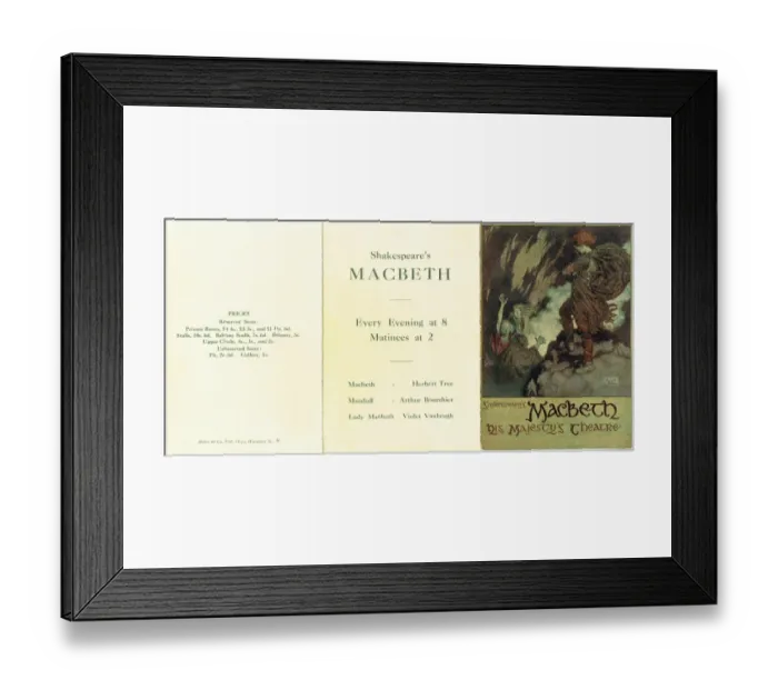 Framed Print : Macbeth by William Shakespeare Framed Print : Macbeth by William Shakespeare