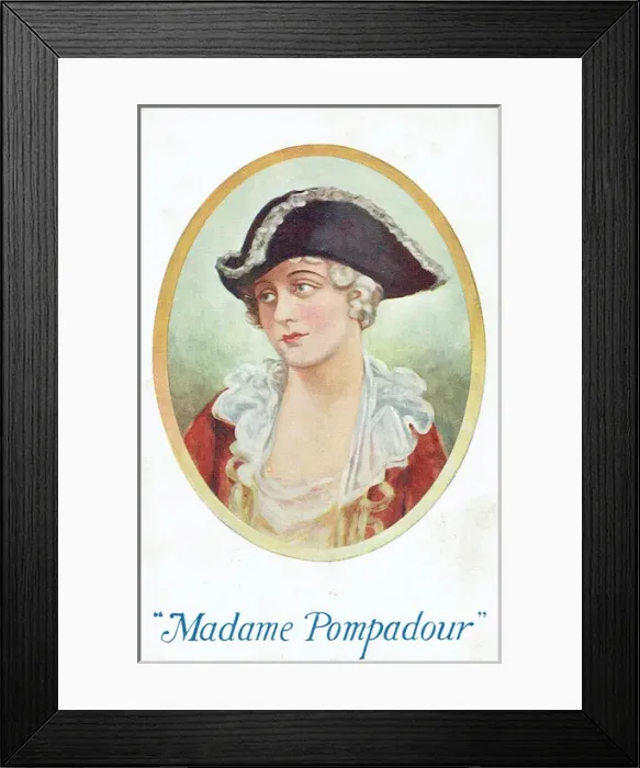 Framed Print : Madame Pompadour by Frederick Lonsdale and Harry Graham Framed Print : Madame Pompadour by Frederick Lonsdale and Harry Graham