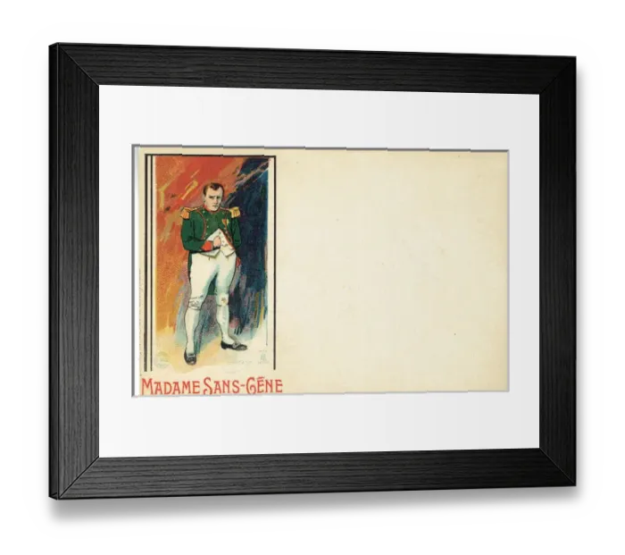 Framed Print : Madame Sans-Gene by Victorien Sardou and Emile Moreau Framed Print : Madame Sans-Gene by Victorien Sardou and Emile Moreau