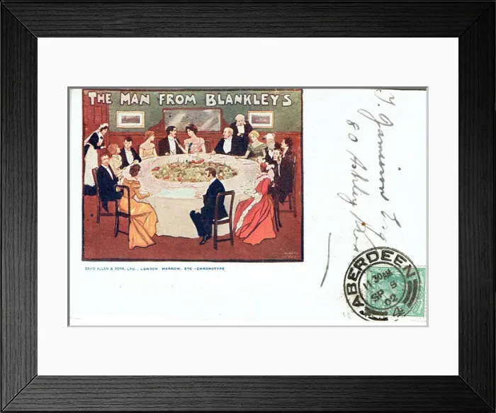 Framed Print : The Man From Blankleys by F Anstey Framed Print : The Man From Blankleys by F Anstey