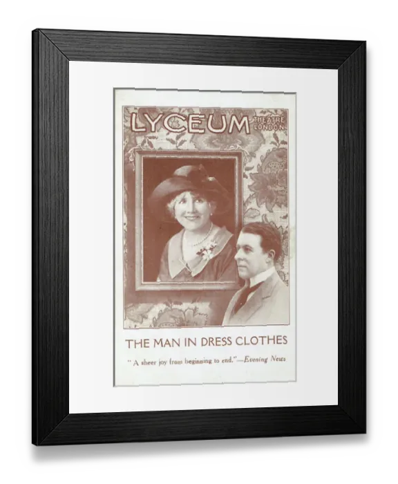 Framed Print : The Man in Dress Clothes by Seymour Hicks Framed Print : The Man in Dress Clothes by Seymour Hicks